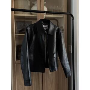 Jason Wu Black Faux Leather Jacket – Size M (Brand New w/ Tags)